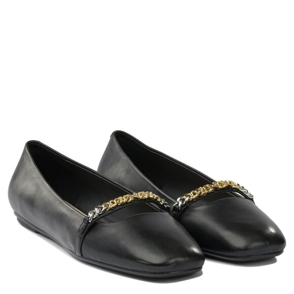 Pinko Leather Ballet Flats With Square Toe IT 38 Women - Picture 2 of 5